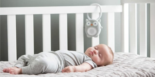 Why I’m Raising My Baby with Technology baby sleeping in crib