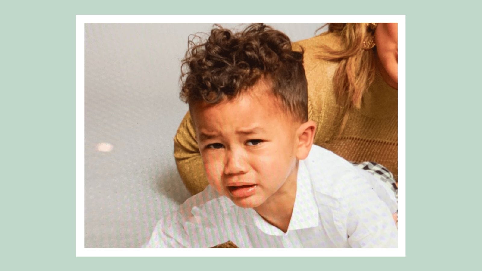 Chrissy Teigen shares hilarious outtake from family photo shoot