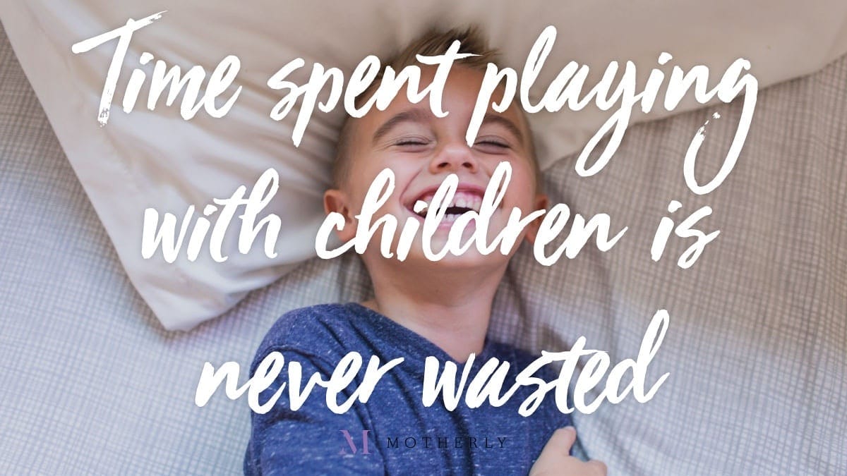 Bless this mess —25-month-old