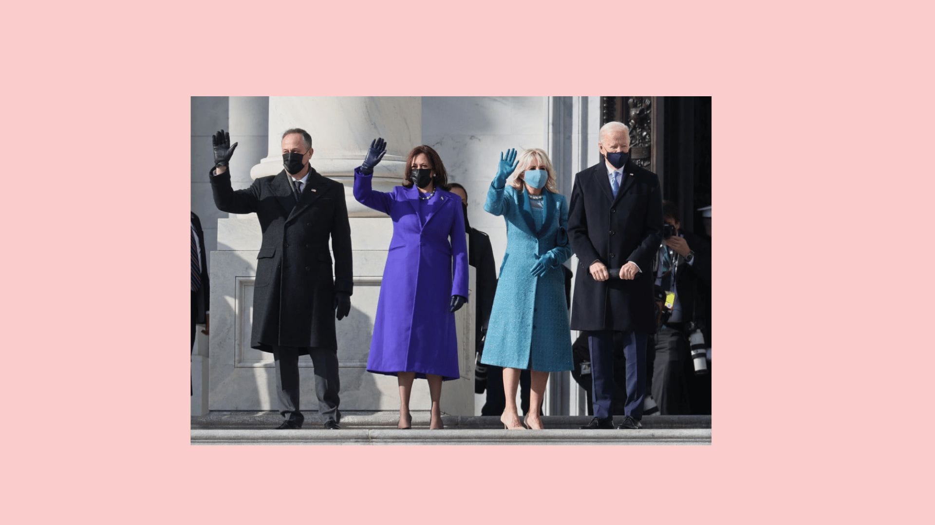 Dr. Jill Biden + Kamala Harris send a powerful message with their Inauguration Day outfits