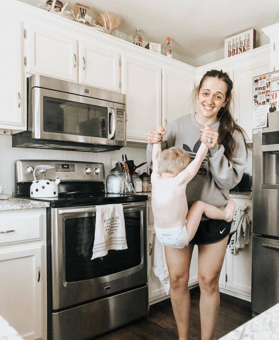Motherhood is: Being sleep-deprived and still getting it done