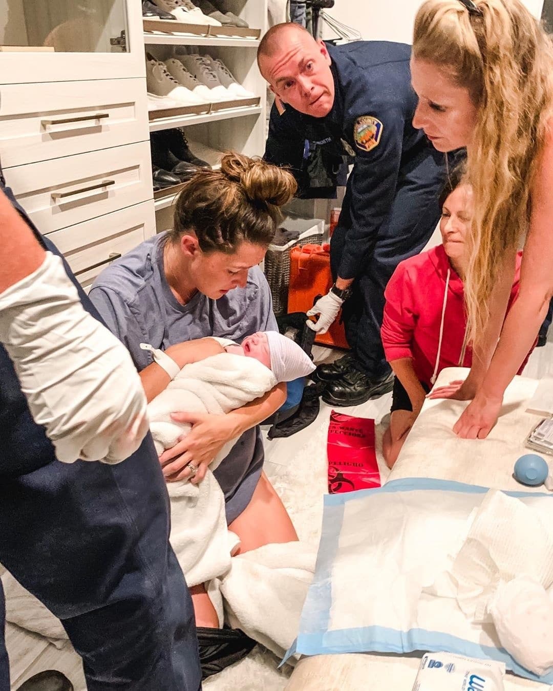 Bachelor star Jade Roper Tolbert had an accidental home birth in her closet