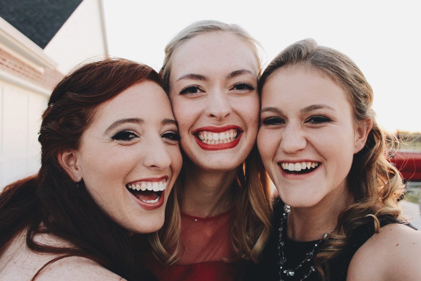 Dear friends: I promise I’ll be back, but right now I have little ones to take care of three-friends-taking-a-selfie