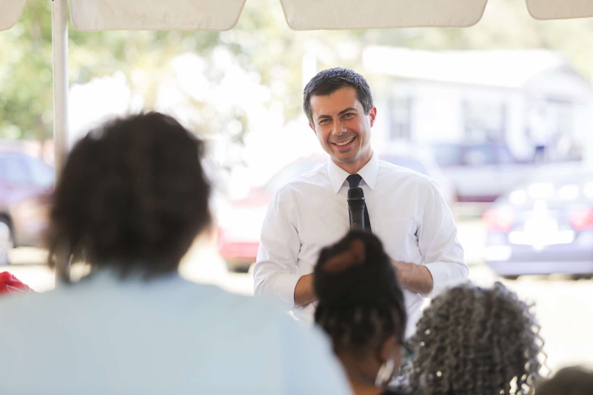 Pete Buttigieg has a plan to support America’s stressed-out mothers Pete Buttigieg speaking to women