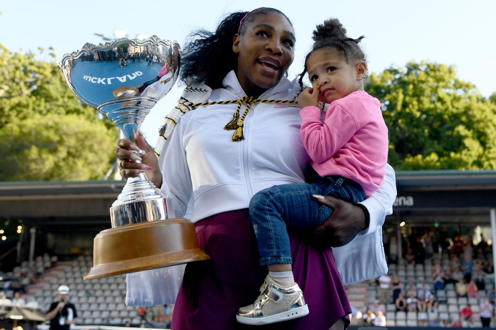 Serena Williams just won her first title since becoming a mom