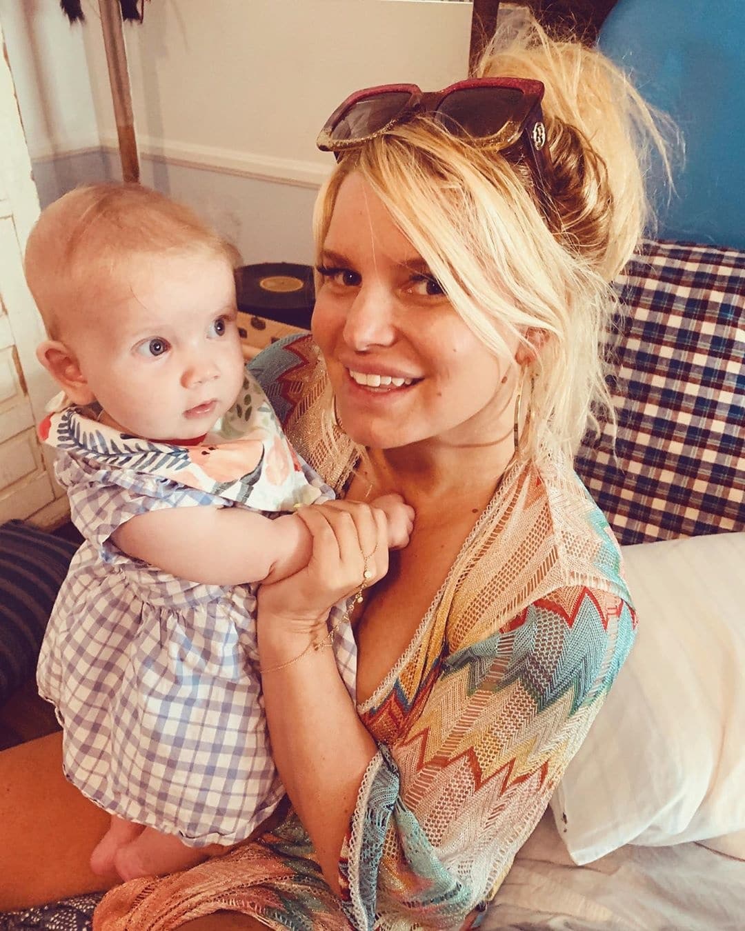 Jessica Simpson is refreshingly honest about how alcohol impacted her motherhood Jessica Simpson with her baby