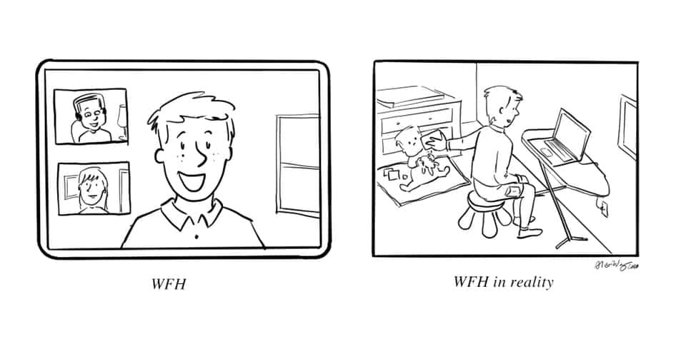 These viral comics perfectly capture the reality of life for parents during quarantine comic strip