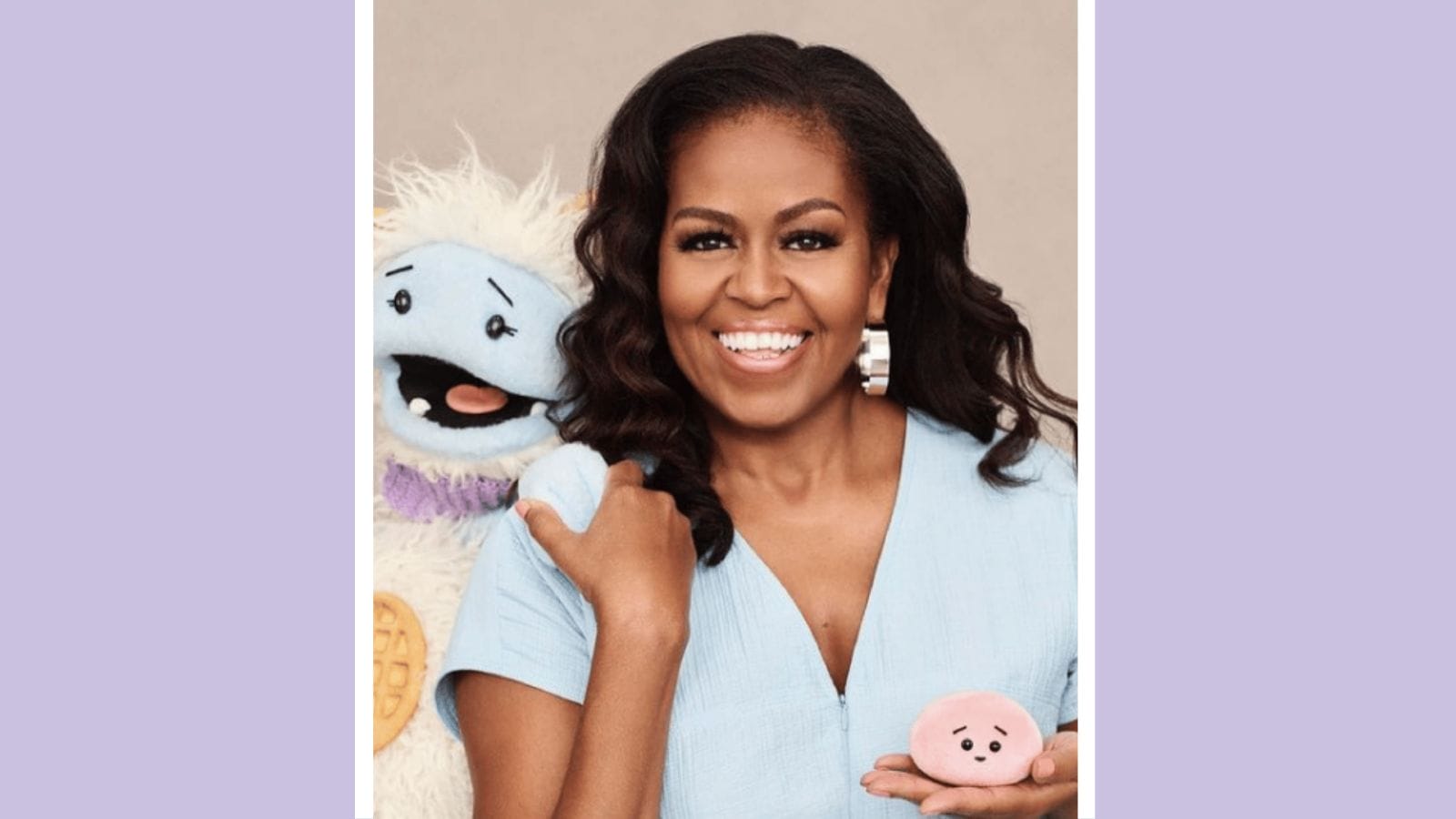 Michelle Obama’s new kids’ show “Waffles + Mochi” is now on Netflix