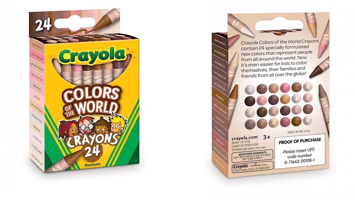 Crayola’s new skin tone crayon collection has a crayon for every child
