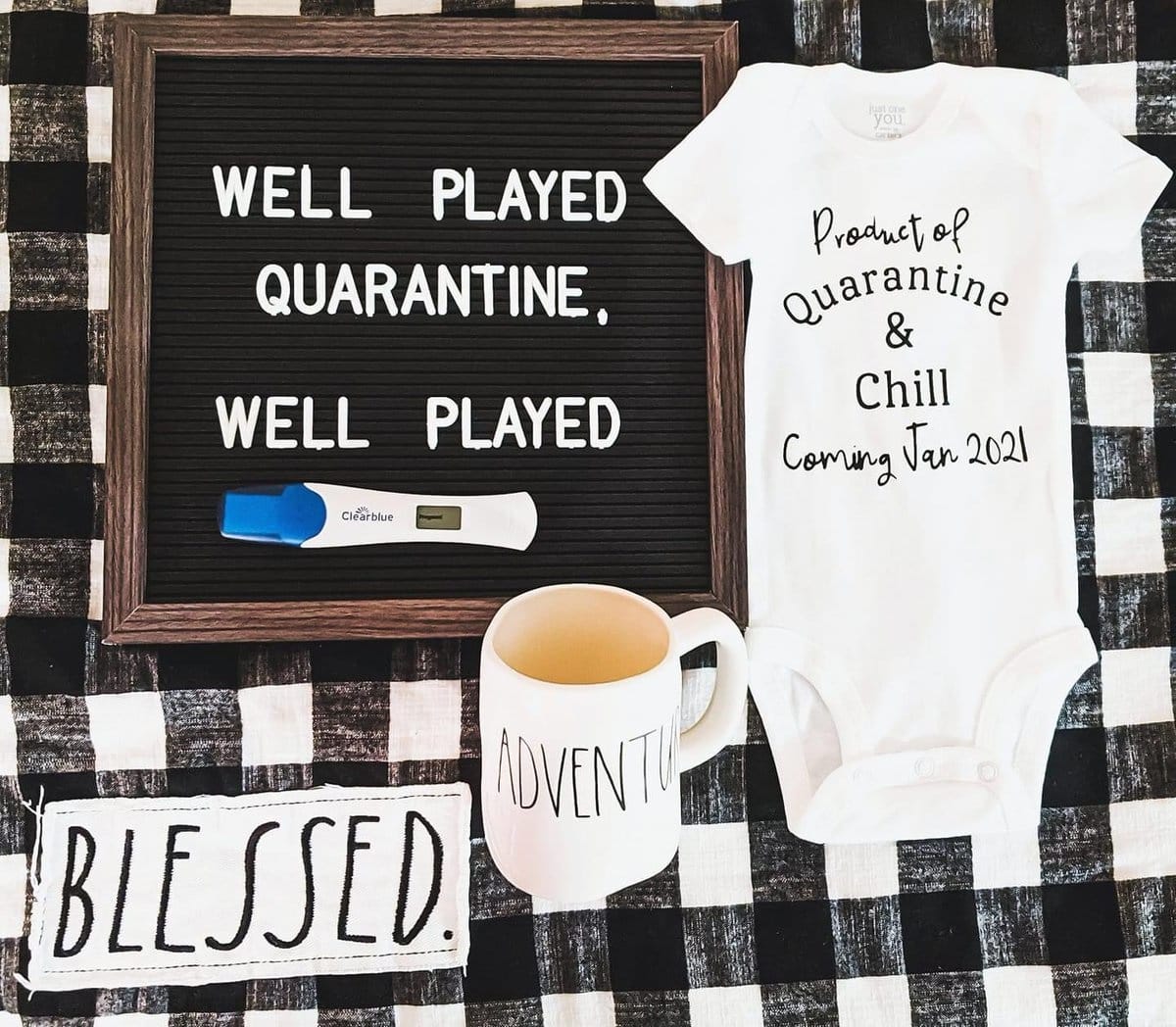 The first quarantine pregnancy announcements are here—and they’re hilarious