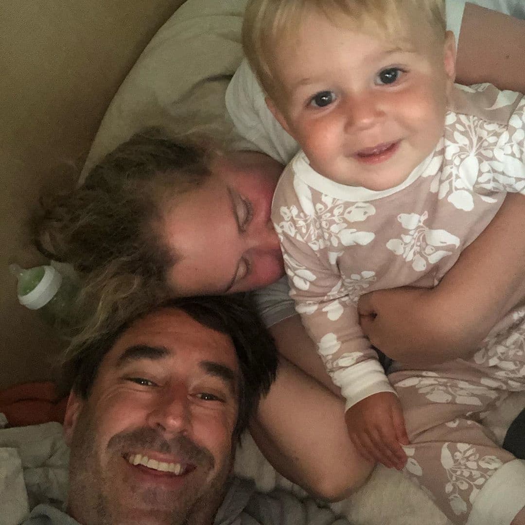 Amy Schumer is every mom who wants their baby to stay little forever Amy Schumer with her son and husband