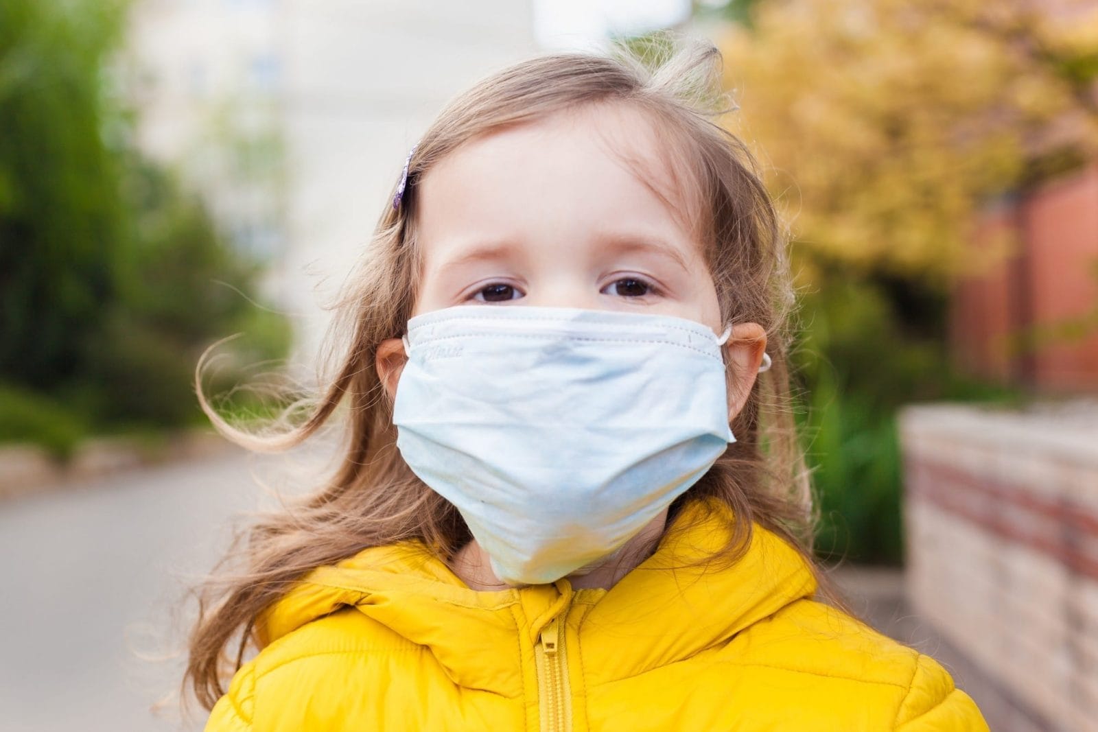Here’s what schools could look like when they reopen little girl wearing a mask