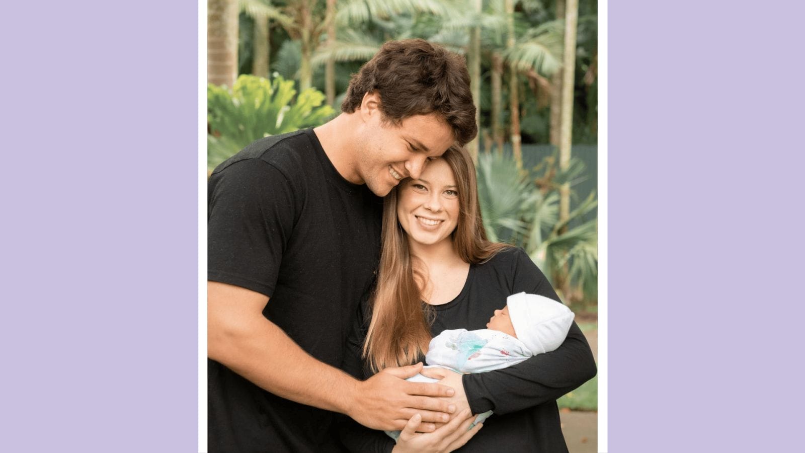 Bindi Irwin’s baby rocks her Grandpa Steve’s Australia Zoo khakis