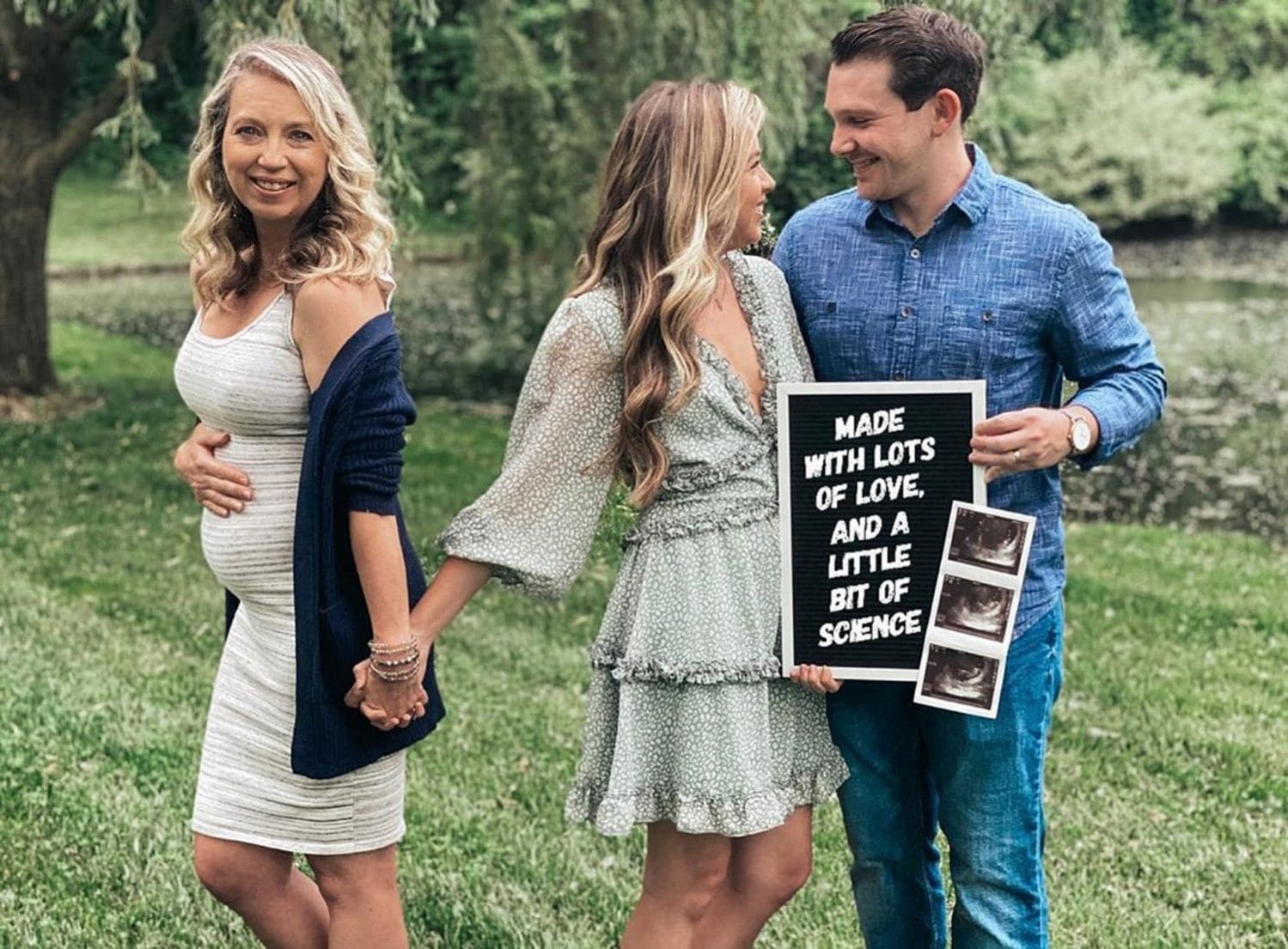 Wow, this 51-year-old is 35 weeks pregnant with her daughter’s baby