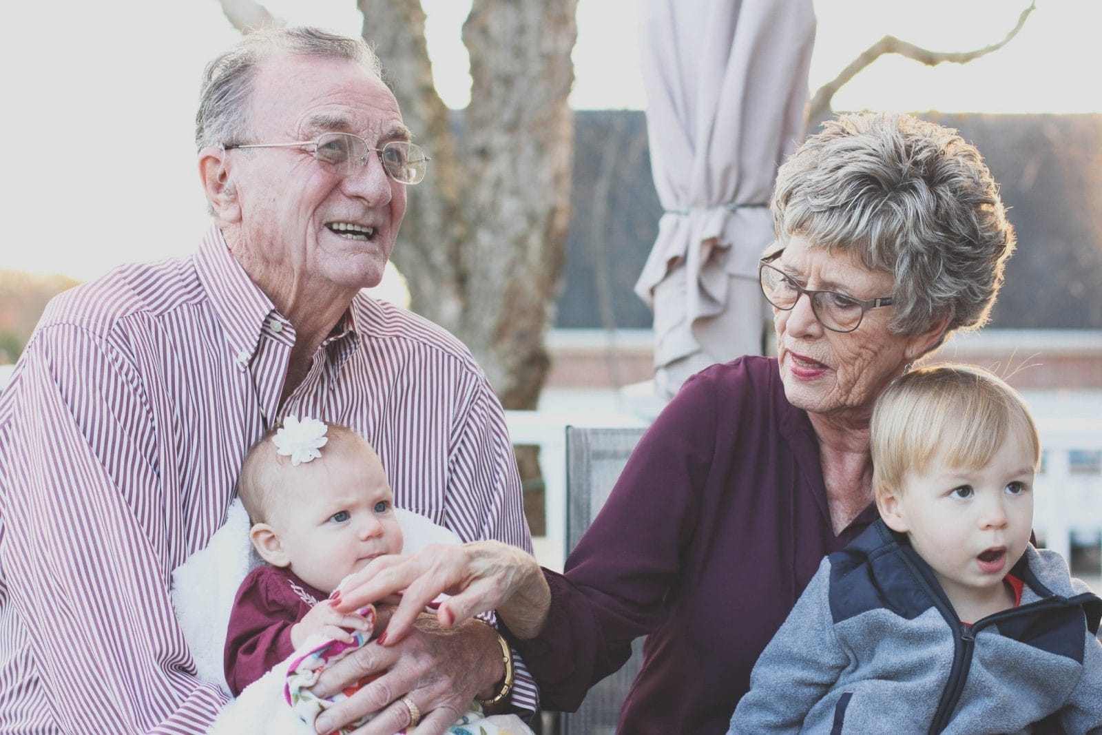 This mom banned her in-laws from babysitting because of gun safety grandparents holding grandchildren