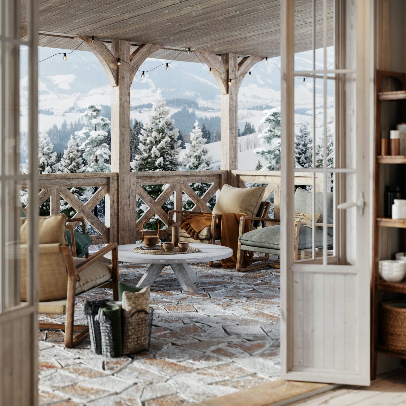5 easy ways to make your backyard a winter oasis picture of a screened in porch