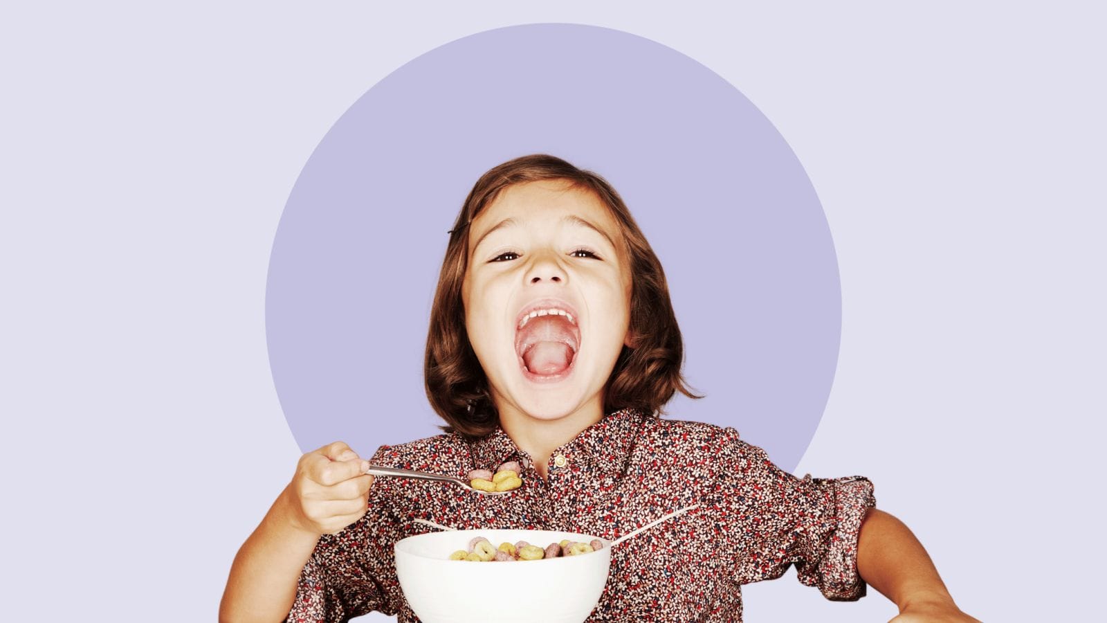 I’m terrified of passing my food issues onto my daughter little girl eating cereal
