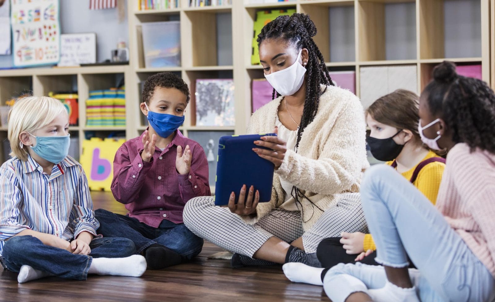 Nearly 80% of teachers and childcare workers have received the COVID vaccine
