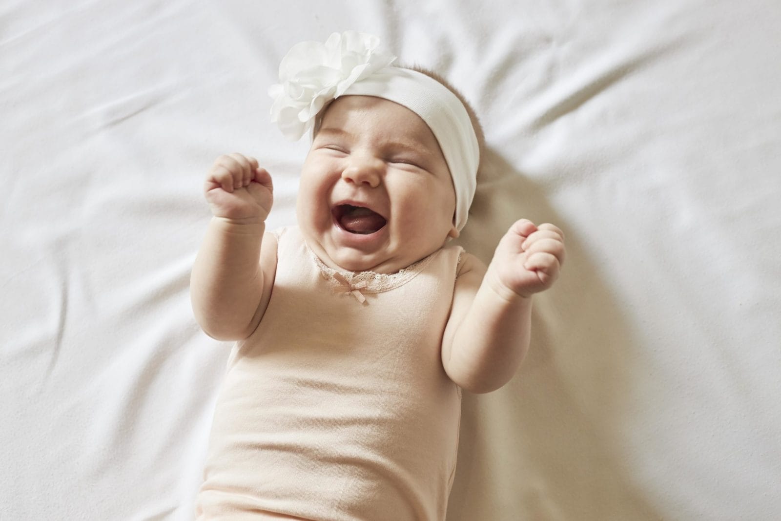 Here are America’s most popular baby names baby laughing