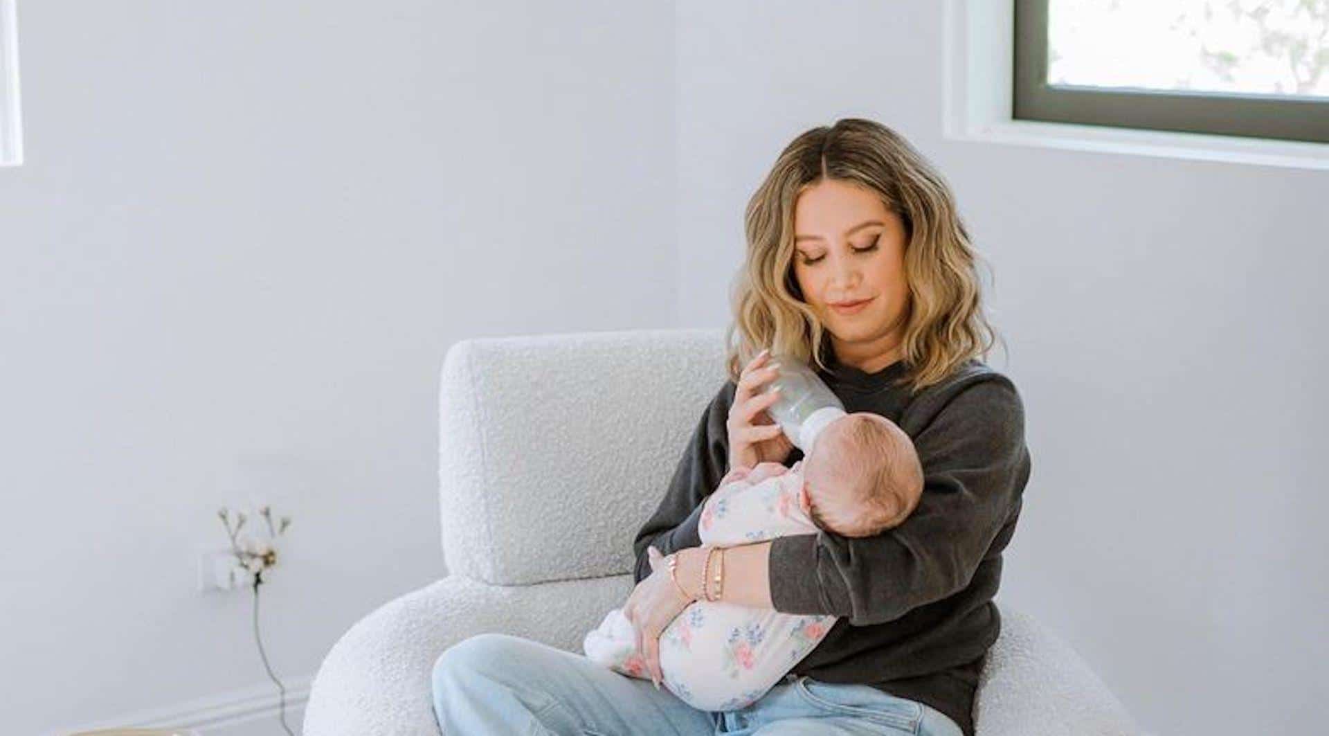 Ashley Tisdale says the pressure to breastfeed prevented her from enjoying her baby