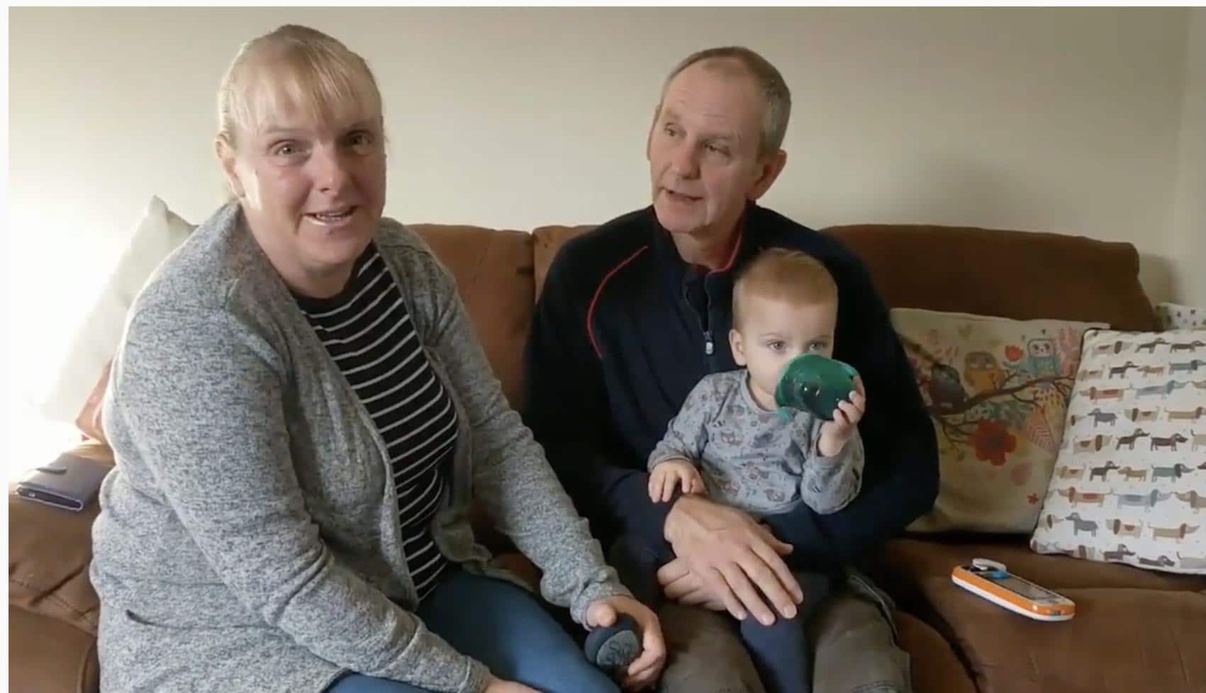 A woman who had 18 miscarriages is raising her miracle baby Louise Warneford and her husband and miracle baby
