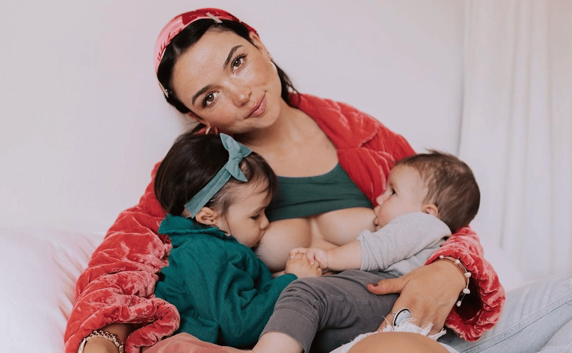 Bekah Martinez is implementing body boundaries as a way to wean from breastfeeding