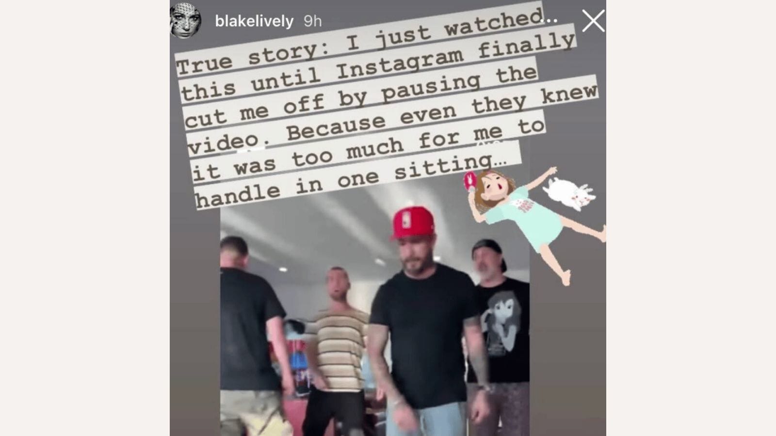 Blake Lively is every millennial mom fangirling over the Backstreet Boys and NSYNC Screenshot of NSYNCc performing on Instagram