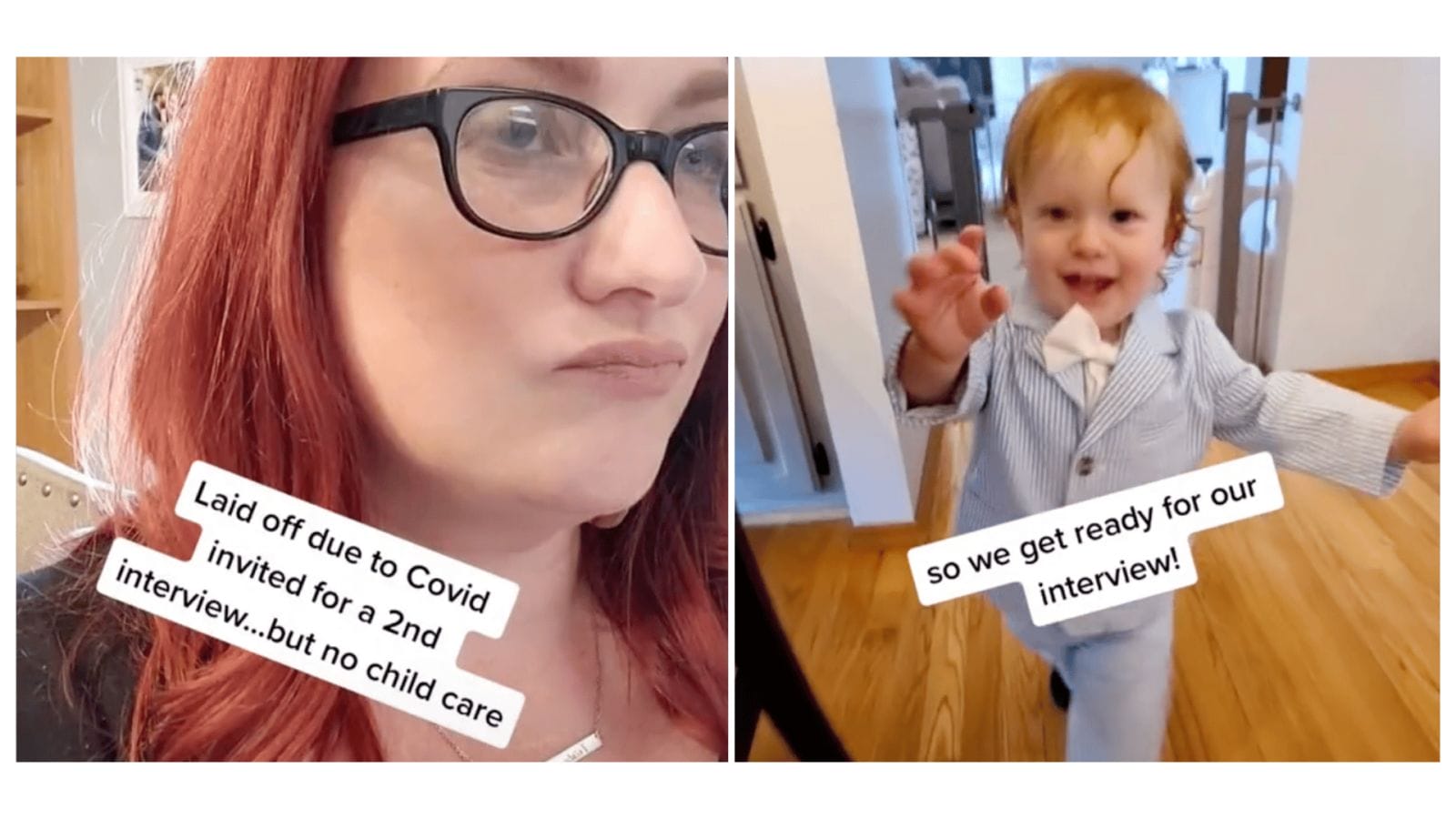 This mom didn’t have childcare for her job interview—so she brought her toddler along
