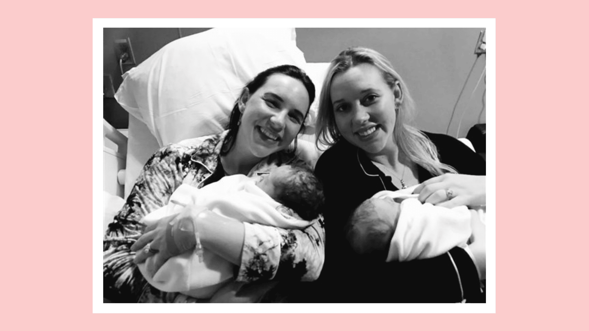 These sisters give birth 90 minutes apart in the same hospital