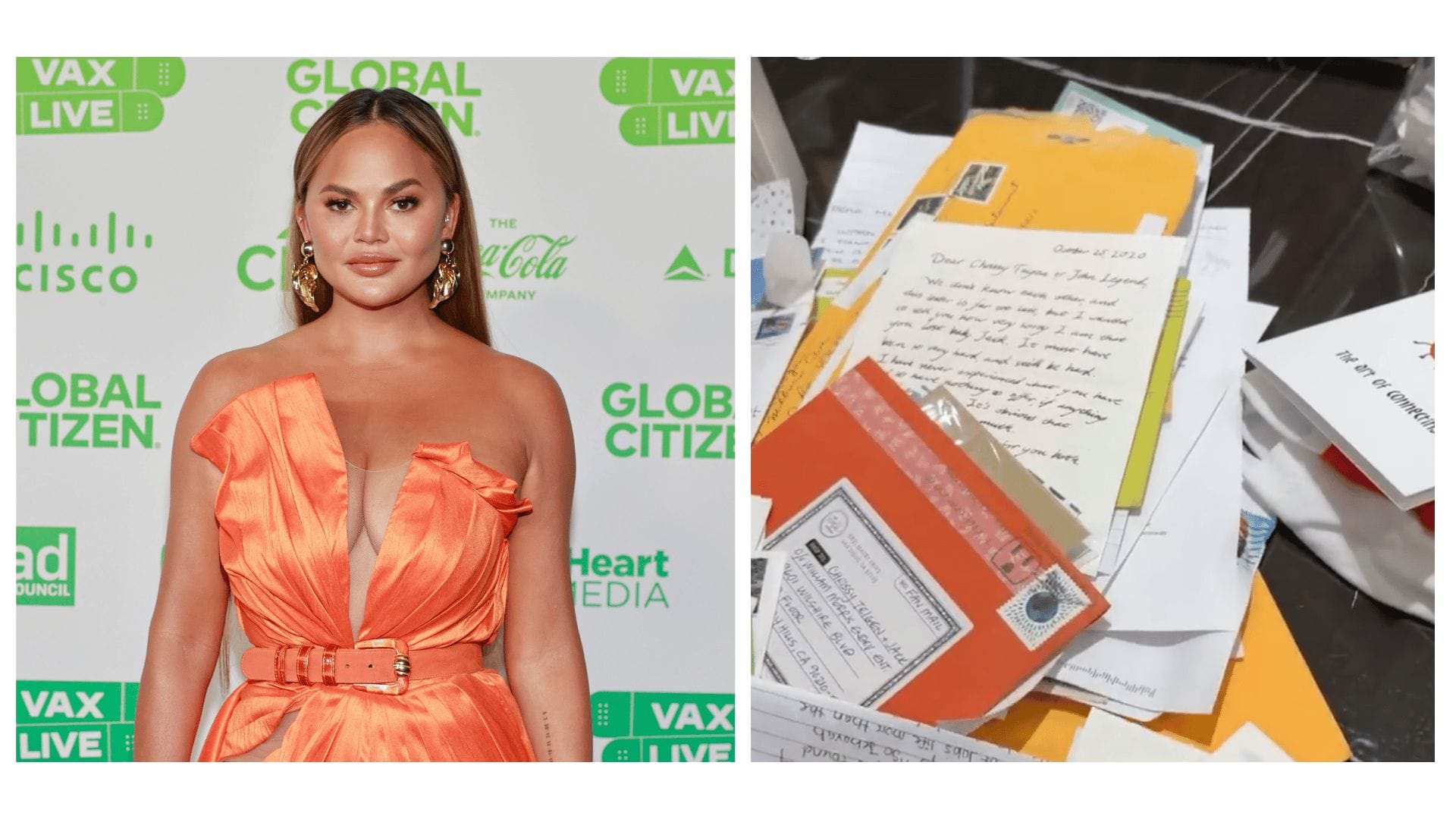 Chrissy Teigen gets emotional over pregnancy loss condolence letters from fans