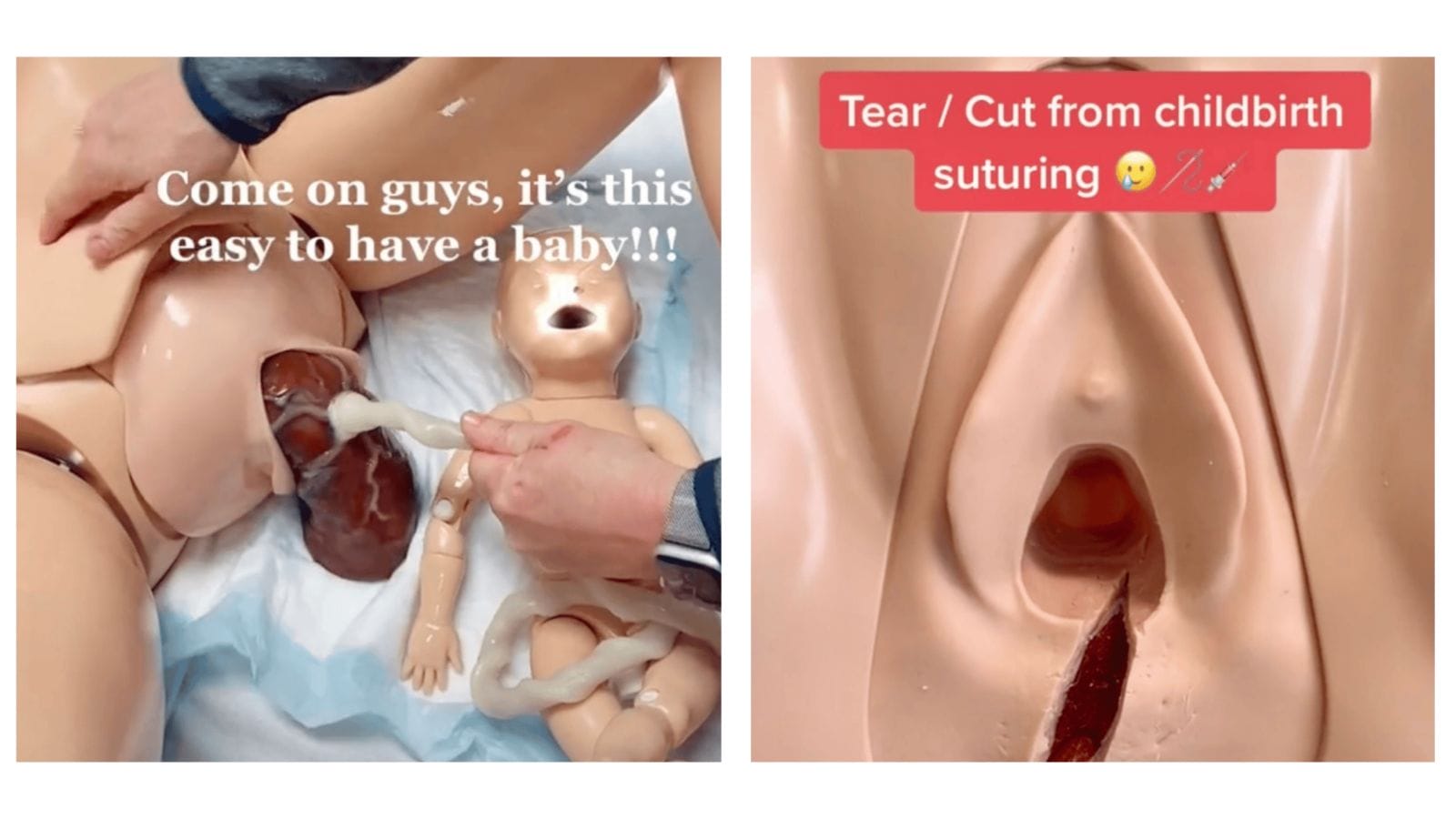 These viral TikToks show exactly what goes down AFTER vaginal birth tiktok still images of childbirth