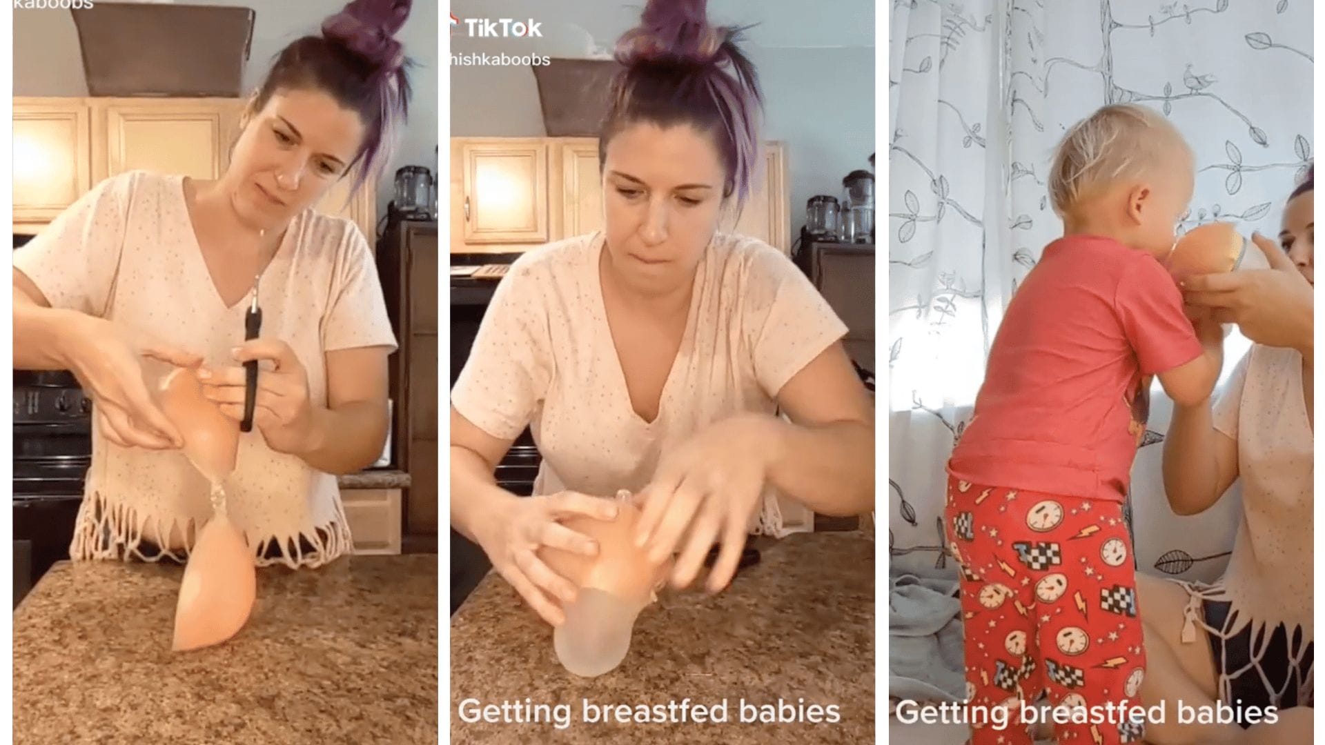 Watch this mom use ‘chicken cutlets’ to get baby to take a bottle in viral TikTok
