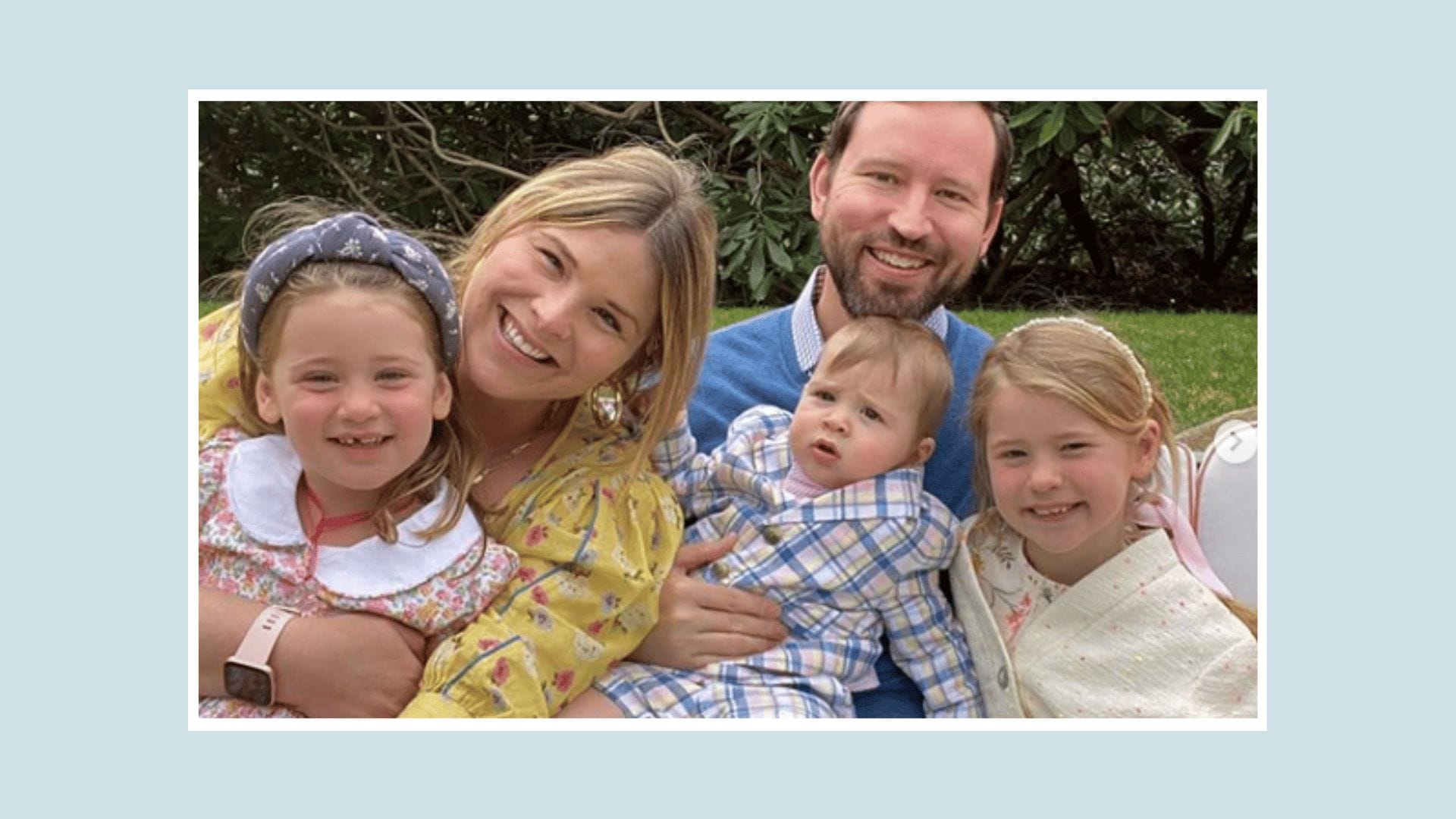 Why Jenna Bush Hager was afraid to tell her sister she was pregnant again Jenna Bush Hager and family