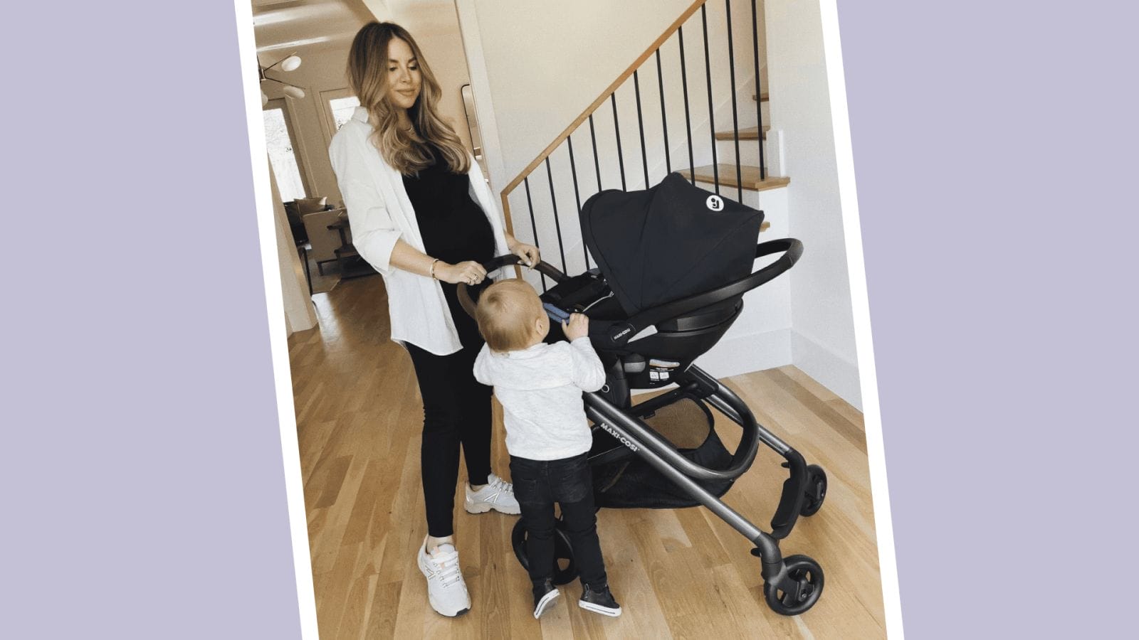 12 baby registry essentials for family adventures mom with a stroller and a toddler beside it