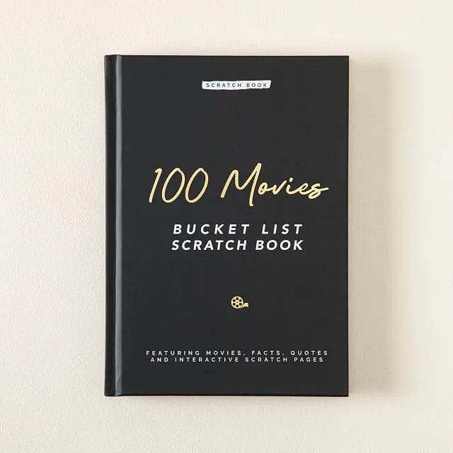 Scratch Book 100 Movies Bucket List Scratch Book