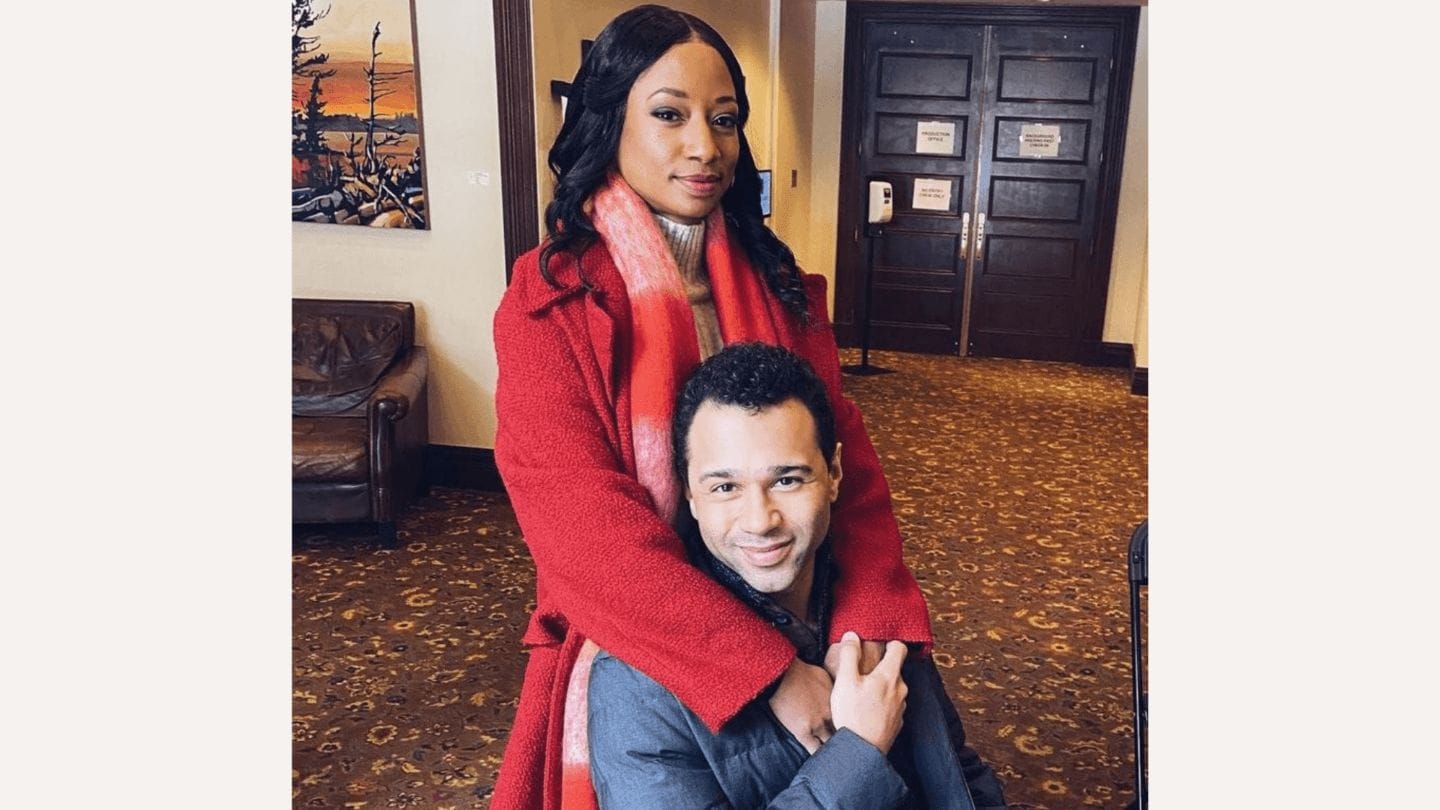 Monique Coleman shares how Corbin Bleu helped her through her miscarriage Monique Coleman and Corbin Bleu posing together on the set of their Lifetime movie
