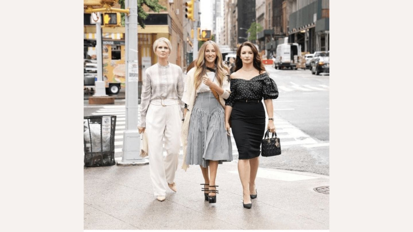 50 thoughts I had while watching the premiere of ‘And Just Like That’ Cynthia Nixon, Sarah Jessica Parker, and Kristin David pose in character for 'And Just Like That'