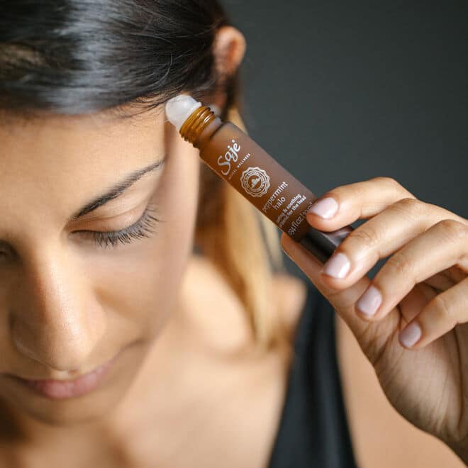 This soothing roll-on is my secret weapon for headaches best essential oil for headaches