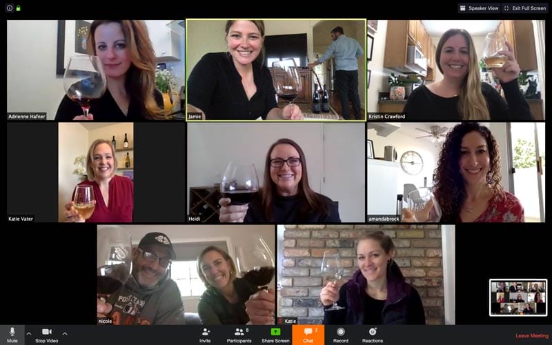 best virtual wine tasting screenshot - Motherly