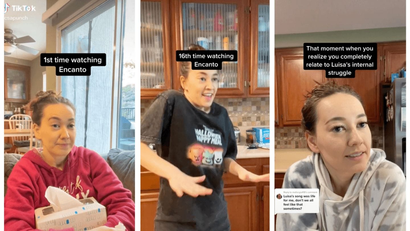 Viral TikToks perfectly nails every mom’s reaction to ‘Encanto’ Mom dances to 'Encanto' soundtrack