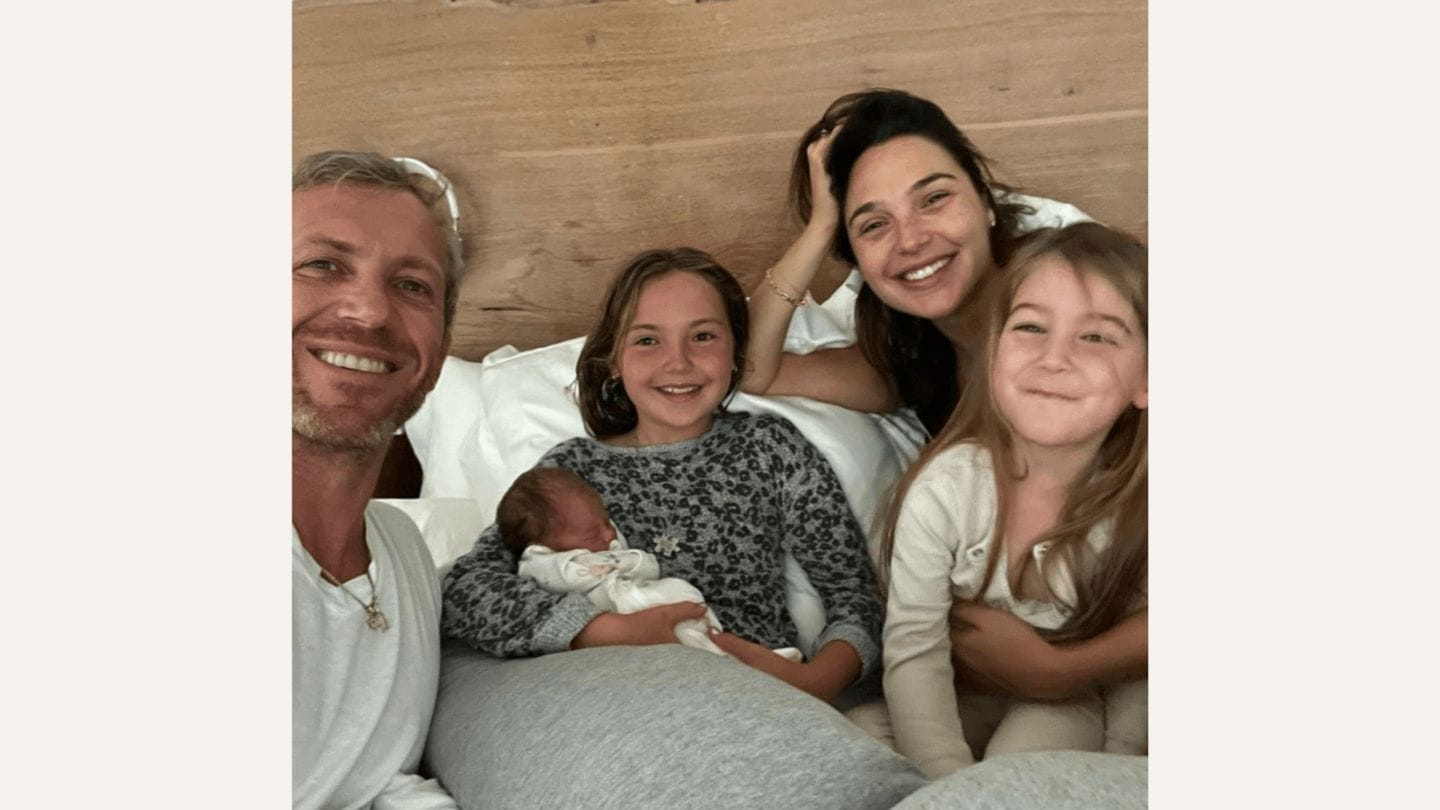 Gal Gadot loves giving birth so much, she wishes she could do it ‘once a week’ Gal Gadot lying with her family and newborn baby
