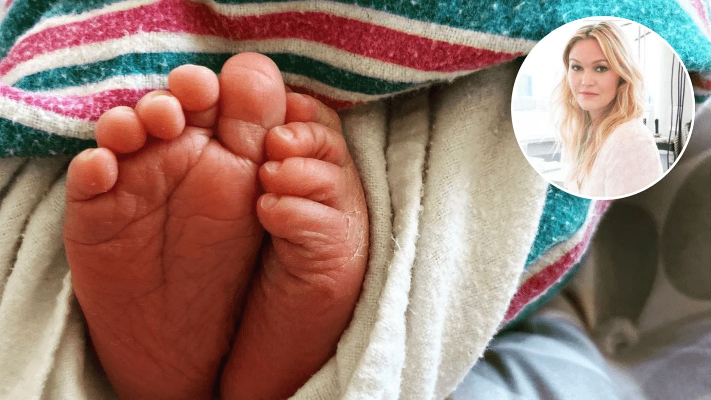 Julia Stiles welcomes baby #2—see her older son’s hilarious reaction Julia Stiles and her newborn second baby