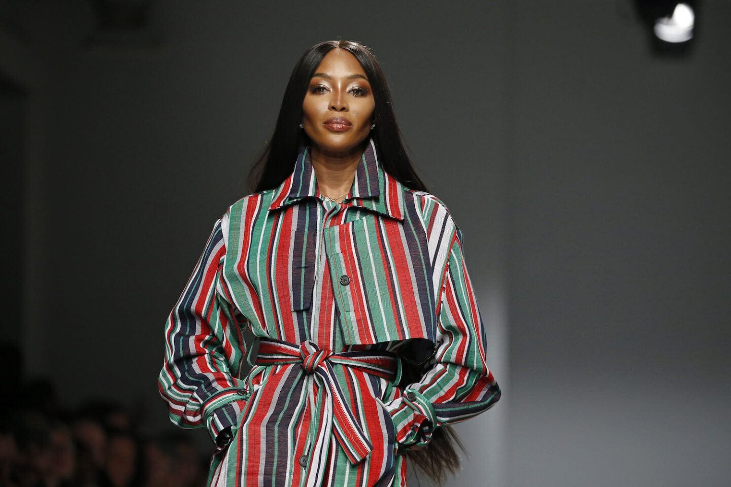 Naomi Campbell poses with daughter for the first time and the photo is STUNNING Naomi Campbell walking the runway
