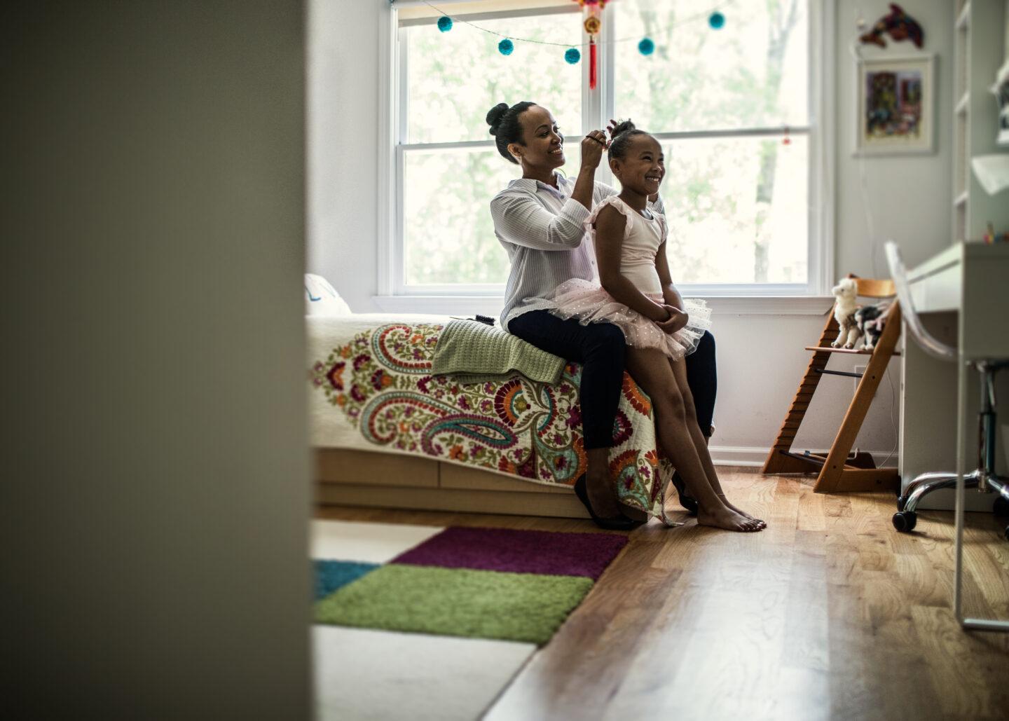 How to talk to your kids about body-image and positive self-talk mom with daughter