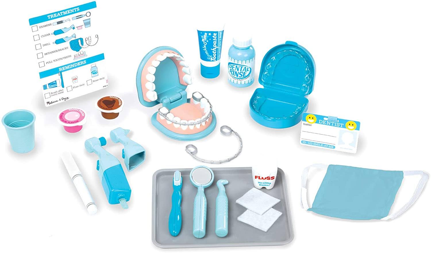 If your child is afraid of the dentist, this toy may help Melissa & Doug Super Smile Dentist Kit - dentist toys