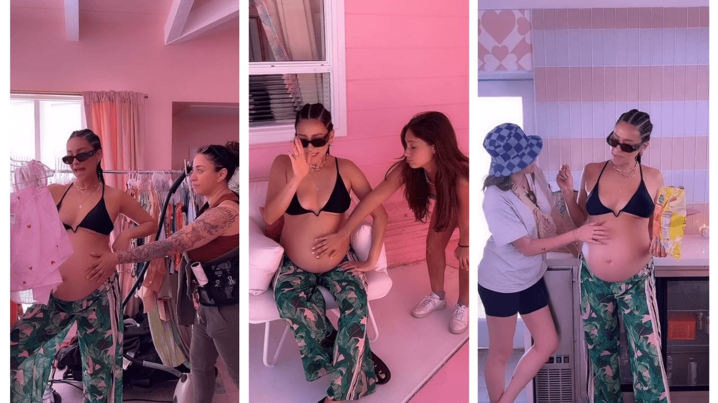 Shay Mitchell’s hilarious video about strangers touching her baby bump is *perfection* Shay Mitchell Instagram video