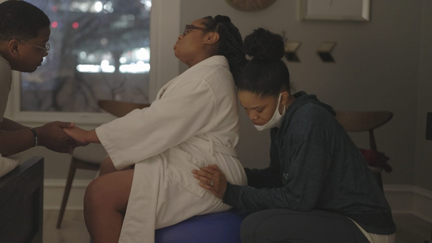 To the Black birth workers Midwife supporting mom in labor