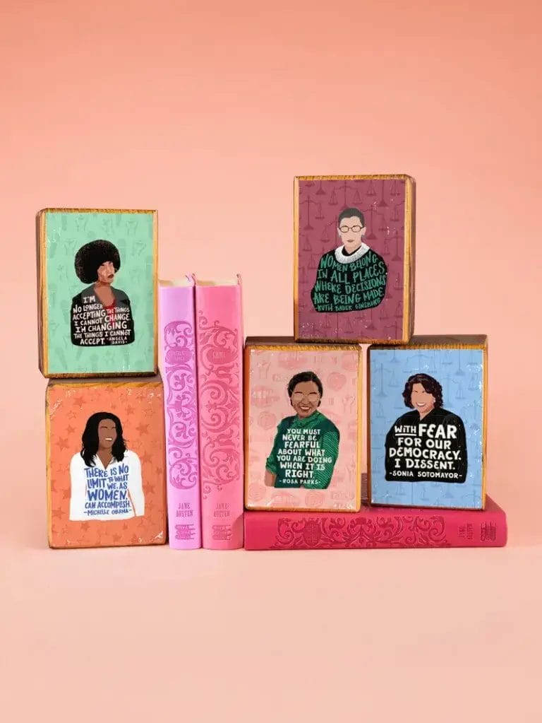 getArchd Iconic Woman Wood Bookend