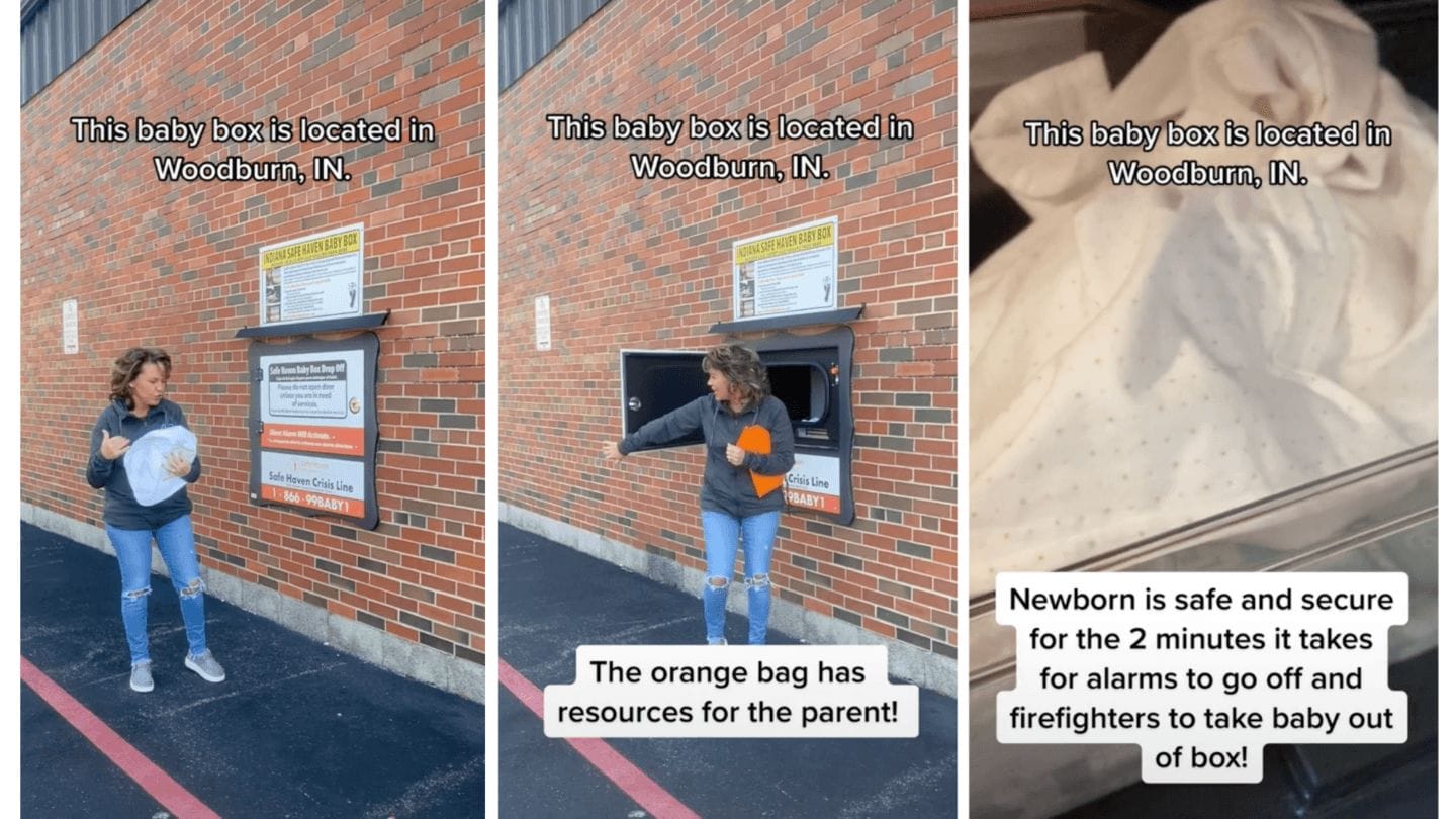 Viral TikTok shows exactly how Safe Haven Baby Boxes work Safe Haven Baby Box TikTok