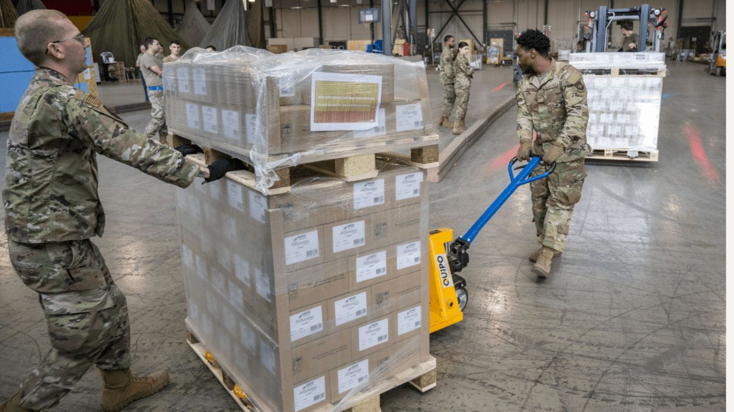 More than 70,000 lbs of infant formula lands in U.S. thanks to Operation Fly Formula U.S. military helps with Operation Fly Formula